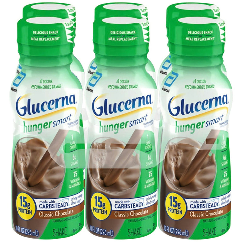 Glucerna Glucerna® Hunger Smart® Shake – Rich Chocolate (6 Pack / 10 fl oz bottles) Fitness & Nutrition