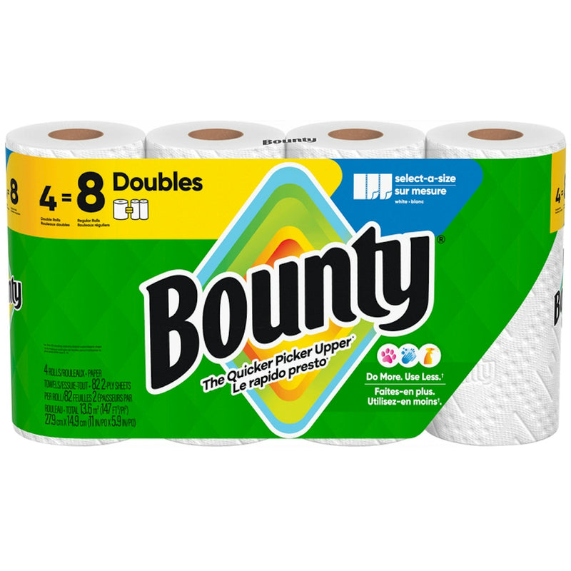 Bounty Bounty White 2 Ply Select A Size Double Rolls Paper Towels Paper Towels