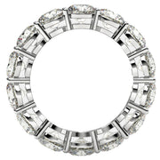 Bids.com Round Cut Lab Grown Diamond Eternity Ring in 14k White Gold (6 cttw FG/VS2) Rings