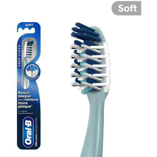 Oral-B Oral-B Cross Action All In One Manual Toothbrush, Soft Toothbrushes