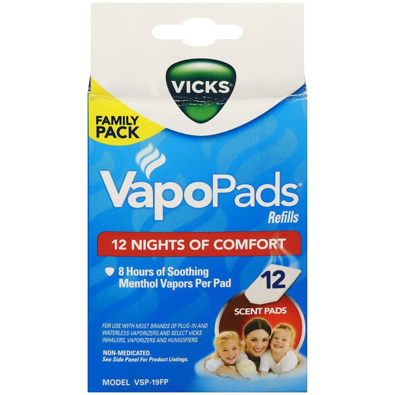 Vicks Vicks Scent Pads, Refills, Family Pack Health & Beauty