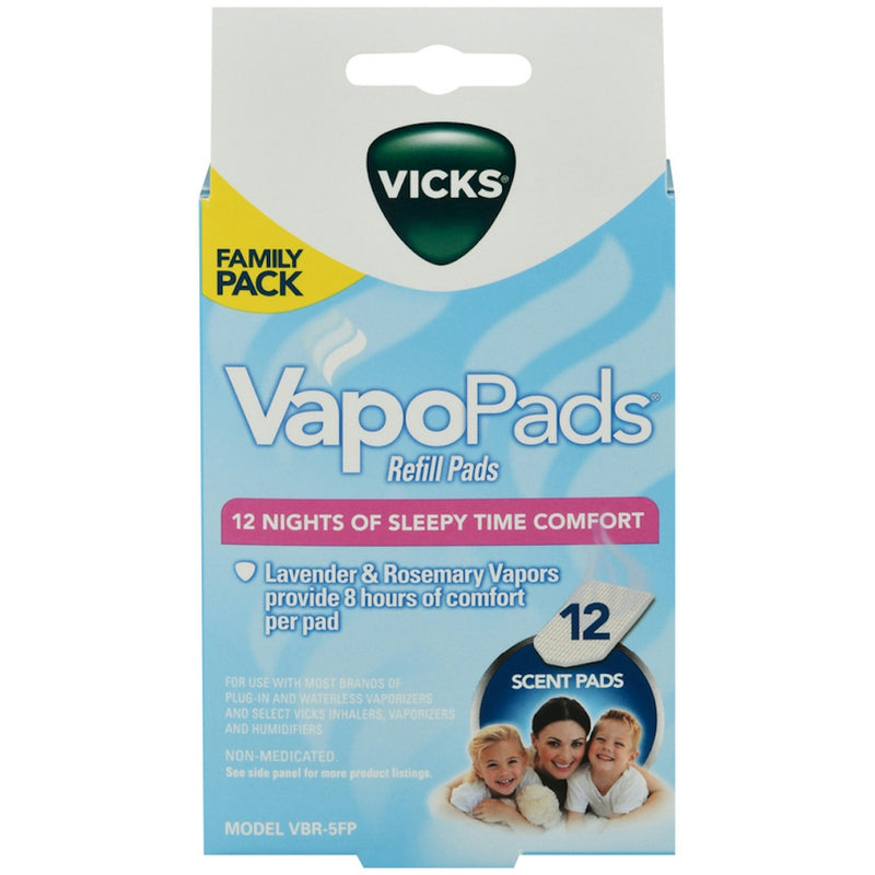 Vicks Vicks Refill Vapopads Lavender & Rosemary Family Pack - 12ct Health Care