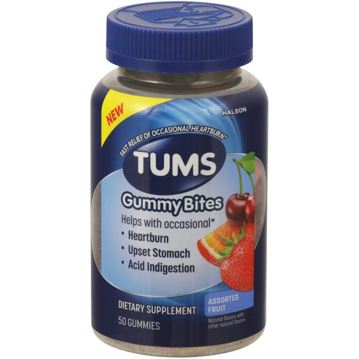 Tums Tums Assorted Fruit Gummy Bites - 50ct Health & Beauty