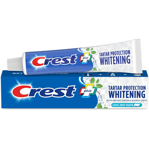 Crest Crest Tartar Protection Whitening Fluoride Anticavity Cool Mint Paste Toothpaste 5.7 Oz Toothpaste