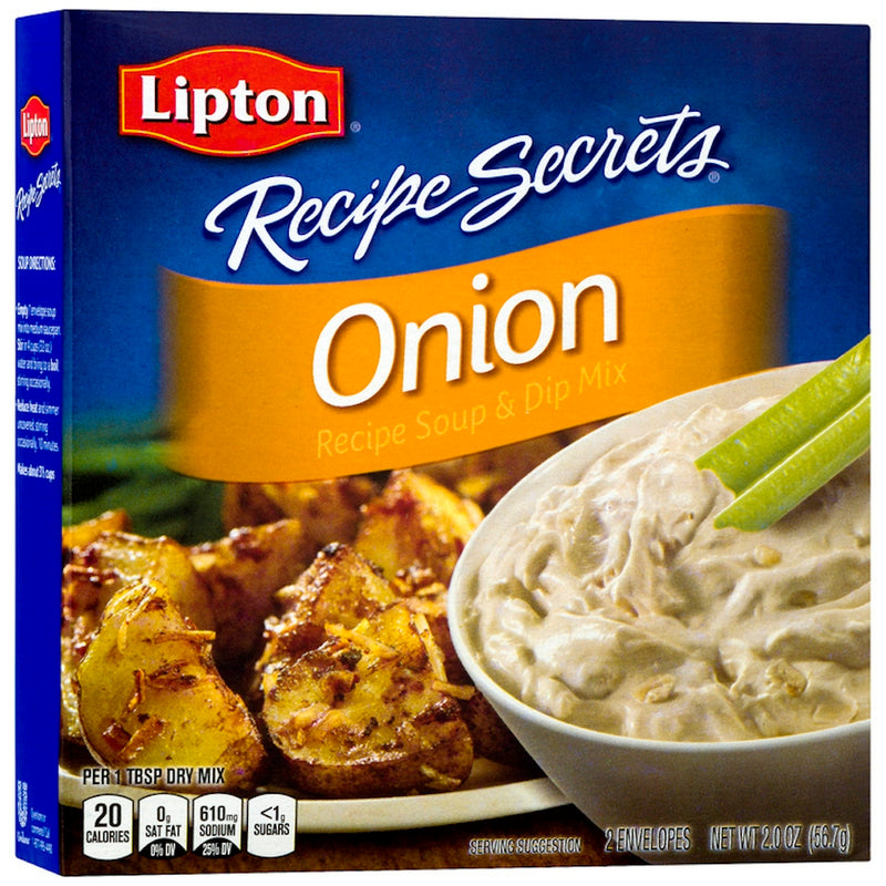 Lipton Lipton Recipe Secrets Onion Recipes Soup & Dip Mix - 2 Ounce Soups & Broths Midnight Blue
