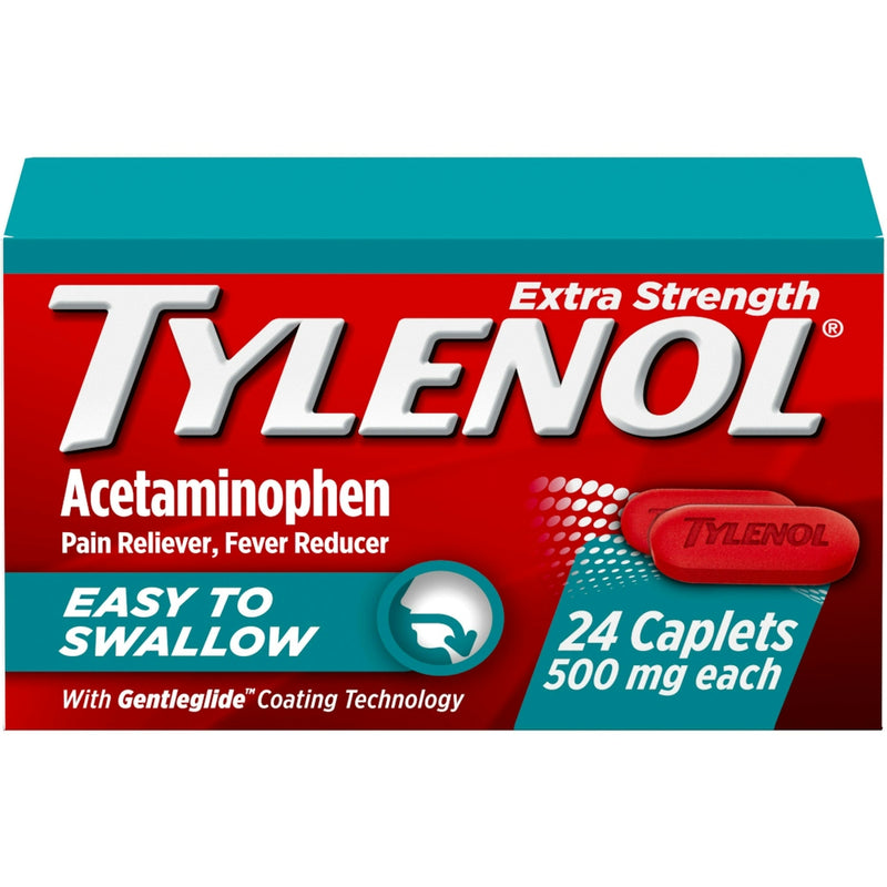 Tylenol Tylenol Extra Strength Acetaminophen - Easy To Swallow Pain Reliever Caplets Health & Beauty