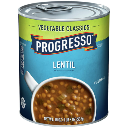 Progresso Progresso Gluten Free Vegetable Classics Lentil Soup - 19oz Soups & Broths White Smoke