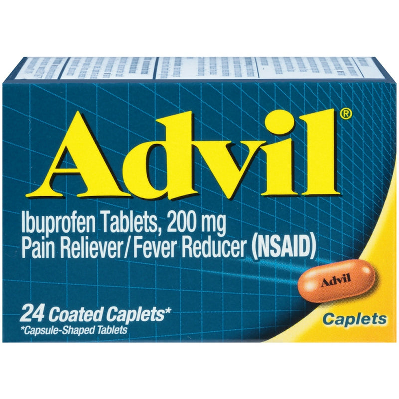 Advil Advil Coated Caplets Pain Reliever And Fever Reducer, Ibuprofen 200mg Health & Beauty