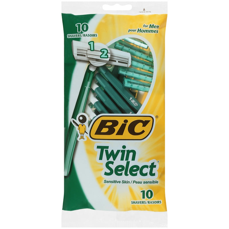 BiC BIC Twin Select Sensitive Skin Men's Disposable Razors - 10 Count Shaving & Grooming