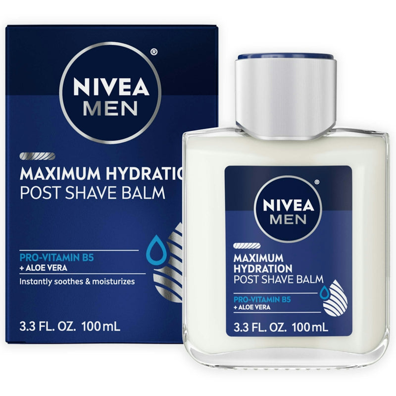 Nivea Men Nivea Men Maximum Hydration Moisturizing Post Shave Balm - 3.3 Fl Oz Shaving & Grooming White Smoke