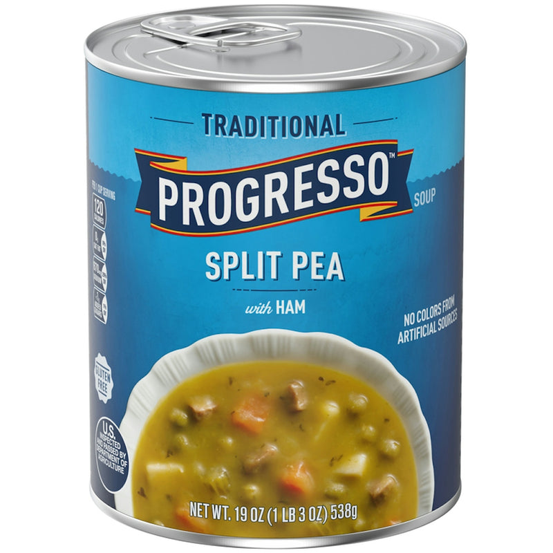 Progresso Progresso Traditional Split Pea With Ham Soup 19 Oz Peas White Smoke