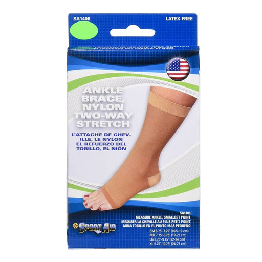 Sport Aid Sport Aid Ankle Brace Nylon Slip On Med Wall Jacks & Braces