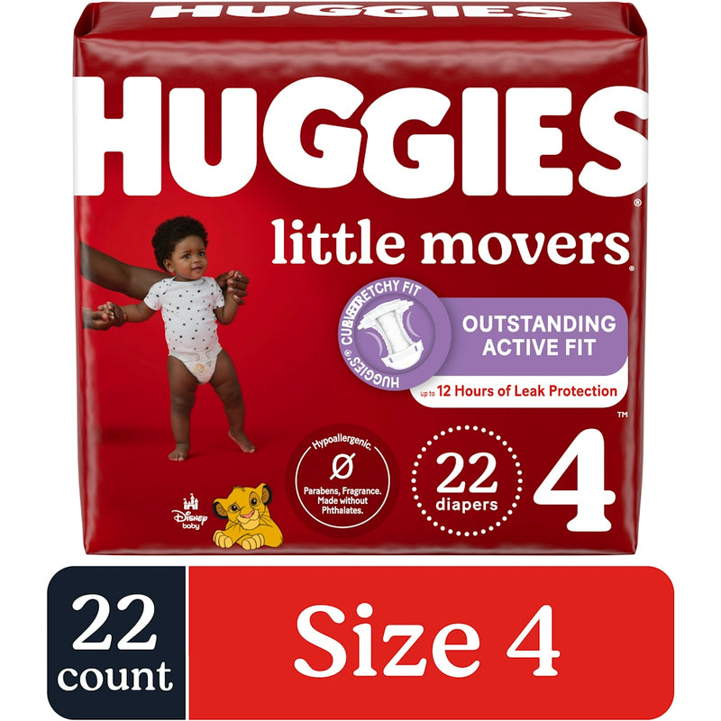 Huggies Huggies Little Movers Diapers Size 4 22Ct Diapers