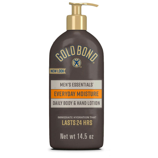 Gold Bond Gold Bond Men's Essentials, Lotion, Body & Hand, Daily, Everyday Moisture, 14.5 Oz Lotion & Moisturizer