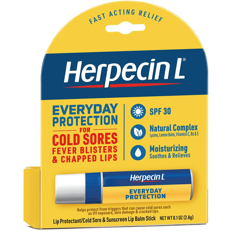 Herpecin L Herpecin L Cold Sore Relief, Lip Balm Stick, SPF 30 & Lysine Lip Balms & Treatments