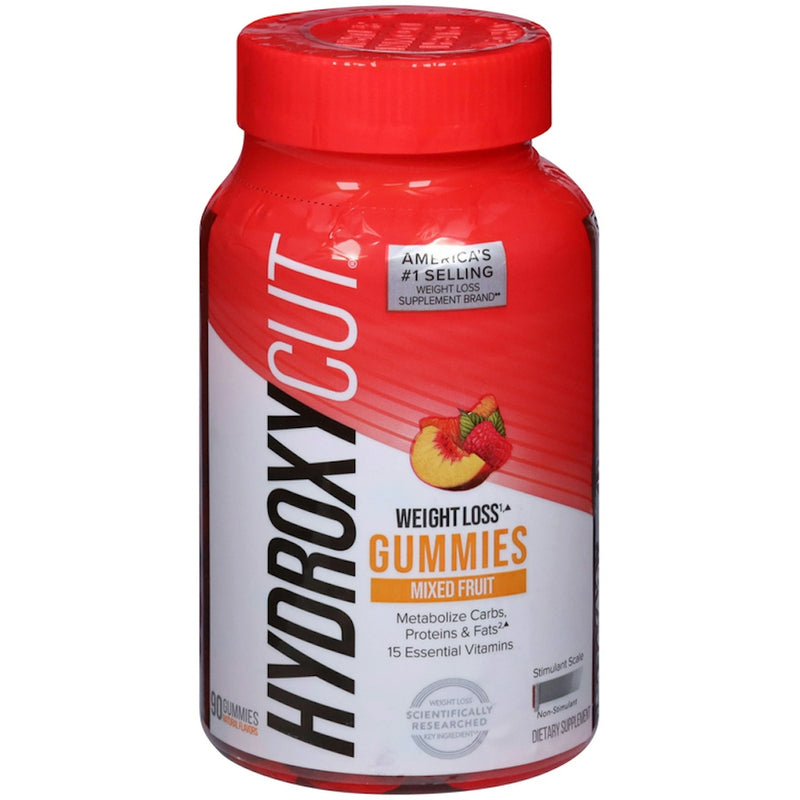 Hydroxycut Hydroxycut Weight Loss Supplement, Mixed Fruit Gummies Vitamins & Supplements White Smoke