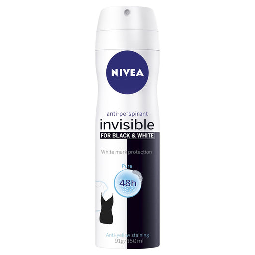 Nivea Nivea Deodorant 150ml Female Invisible For Black & White Fresh Deodorant