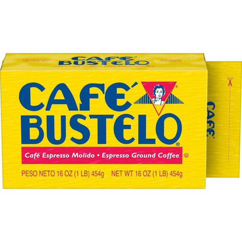 Café Bustelo Café Bustelo Ground Coffee, Dark Roast, 16 Ounce Brick Coffee Gold
