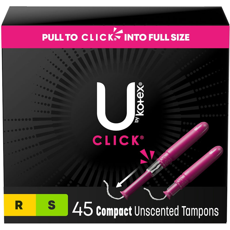 U by Kotex U by Kotex Click Compact Multipack Tampons - Regular/Super Tampons