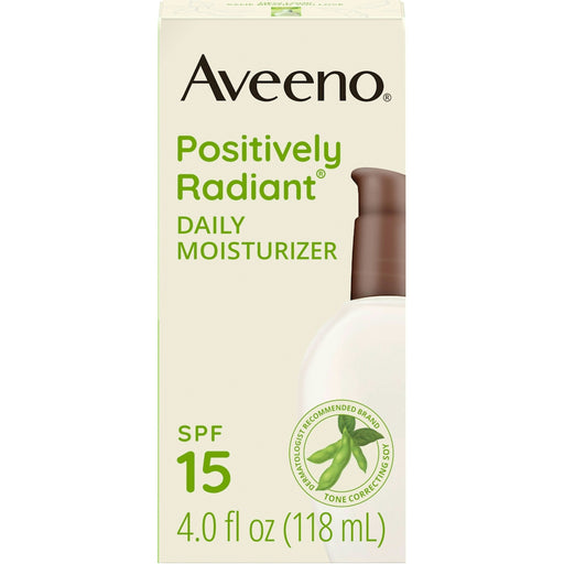 Aveeno Aveeno® Positively Radiant® Daily Facial Moisturizer – SPF 15 (4 fl oz) Lotion & Moisturizer