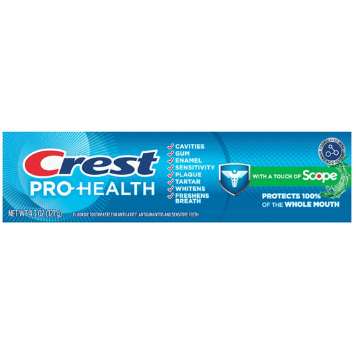 Crest Crest Pro Health Toothpaste Plus Scope, Mint, 4.3 Oz Toothpaste