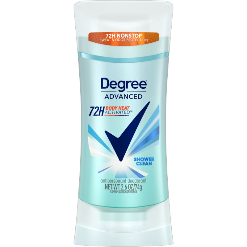 Degree Degree Advanced Shower Clean Motionsense Antiperspirant Deodorant - 2.6 Ounce Deodorant & Anti-Perspirant