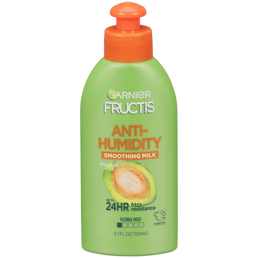 Fructis Fructis Garnier Style Anti-Humidity Smoothing Milk, Sleek - 5.1 Fl Oz Health & Beauty