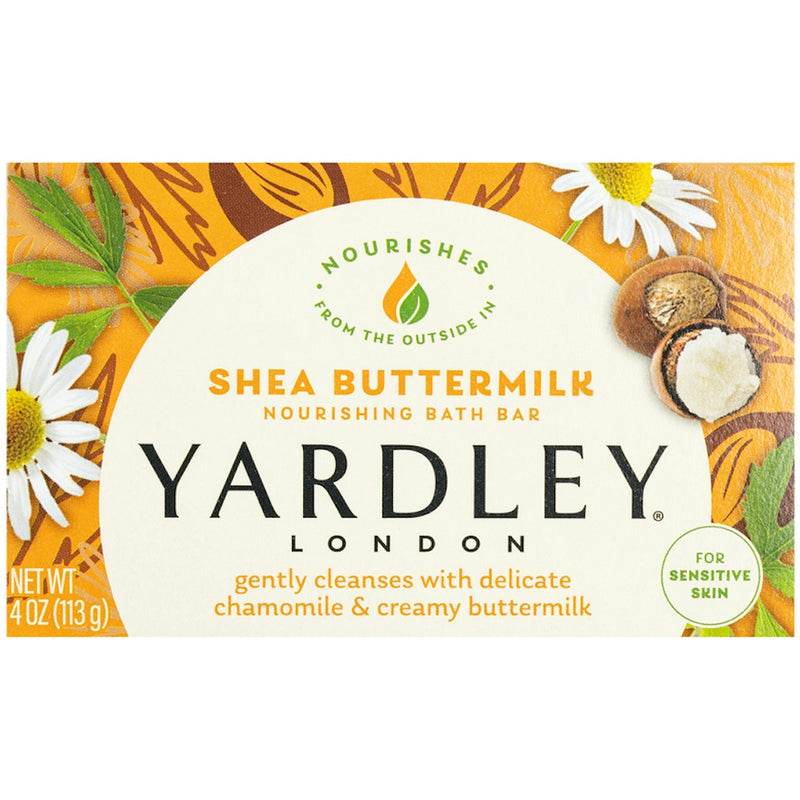Yardley London Yardley London Shea Buttermilk Sensitive Skin Bath Bar Soap Bath & Body