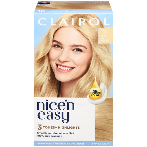 Clairol Clairol Nice N Easy Hair Color, #10 Extra Light Blonde Hair Color