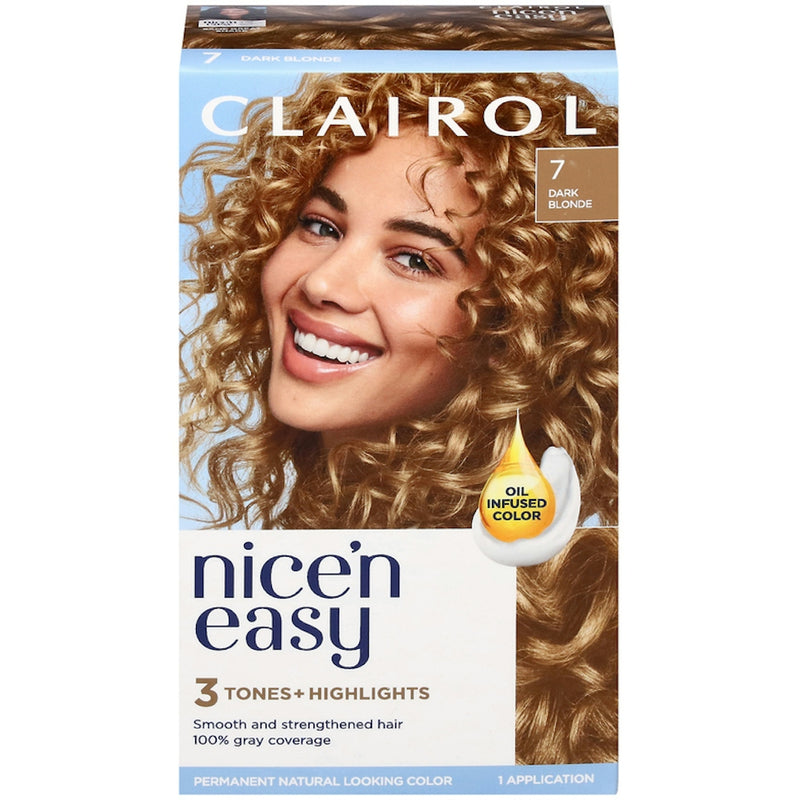 Clairol Clairol Nice N Easy Permanent Hair Color, 7 Dark Blonde Hair Color