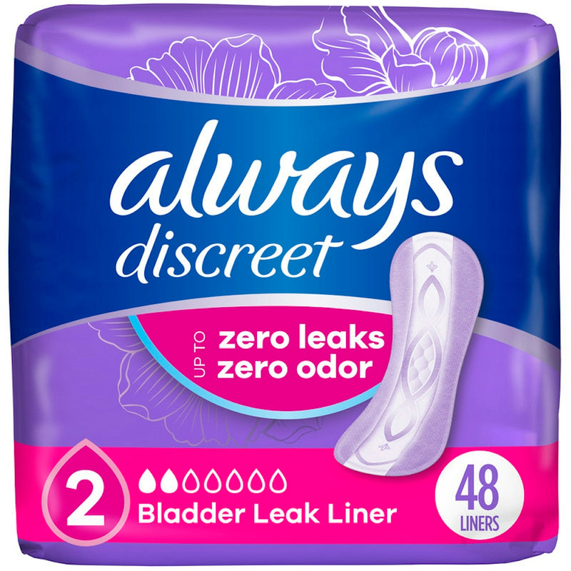 Always Discreet Always Discreet Regular Length Incontinence Liners Very Light Incontinence Aids