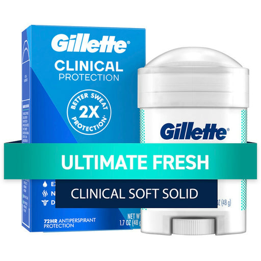 Gillette Gillette Clinical Soft Solid Antiperspirant & Deodorant Ultimate Fresh Deodorant