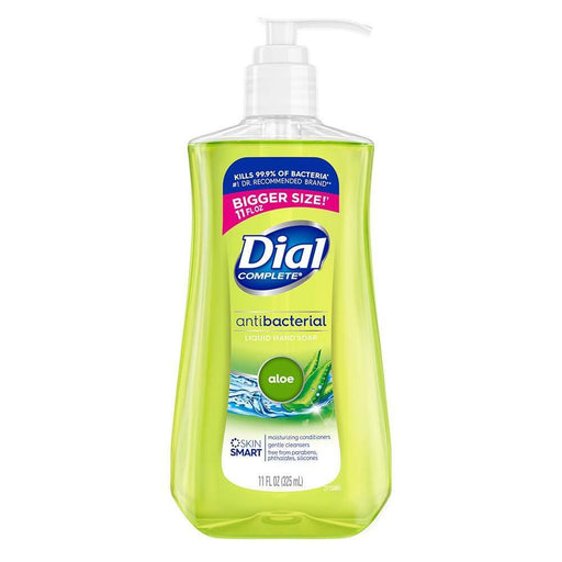 Dial Dial Complete Antibacterial Liquid Hand Soap, Aloe Scent, 11 Fl Oz Liquid Hand Soap