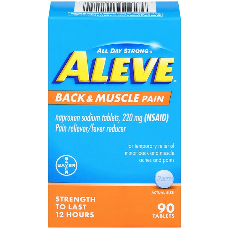 Aleve Aleve Back & Muscle Pain, 220 Mg, Tablets Medicine & Drugs