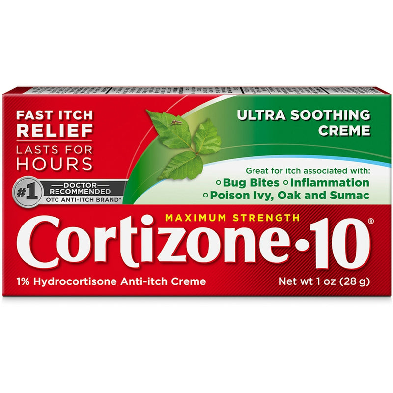 Cortizone 10 Cortizone 10 Maximum Strength Ultra Soothing Anti-Itch Cream First Aid Firebrick Default Title