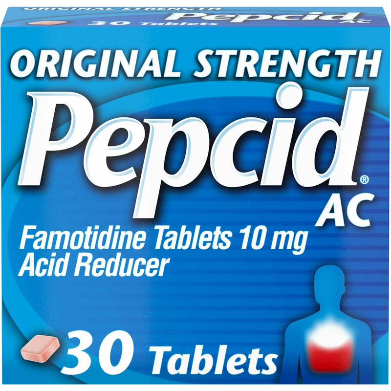 Pepcid Pepcid AC Acid Reducer, Original Strength, 10 Mg, Tablets Health & Beauty