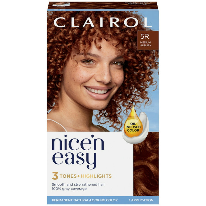 Clairol Clairol Nice 'N Easy Permanent Hair Color, 5R Medium Auburn Hair Color