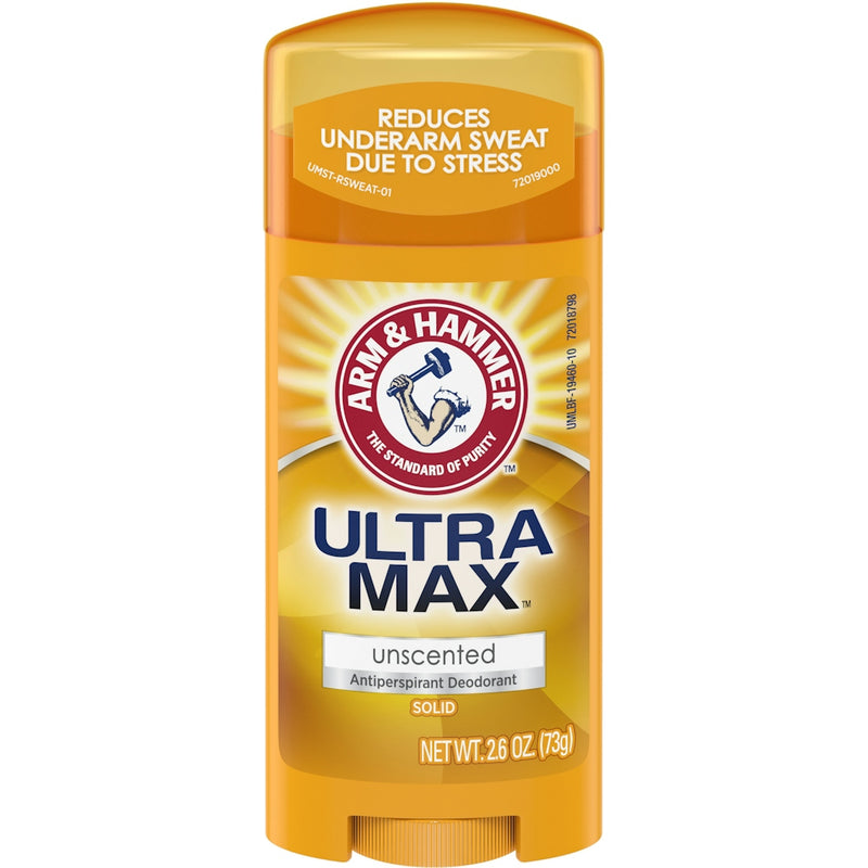 Arm & Hammer Arm & Hammer Ultra Max Solid Antiperspirant Deodorant Unscented Deodorant