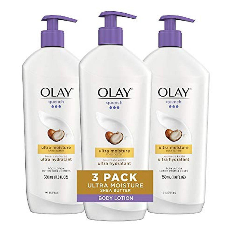 Olay Olay Quench Ultra Moisture Shea Butter Body Lotion, 11.8 Fl Oz Lotion & Moisturizer White Smoke
