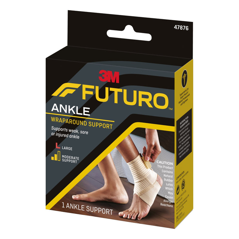 Futuro Futuro Wrap Around Ankle Support Large Plumbing Fittings & Supports White Smoke