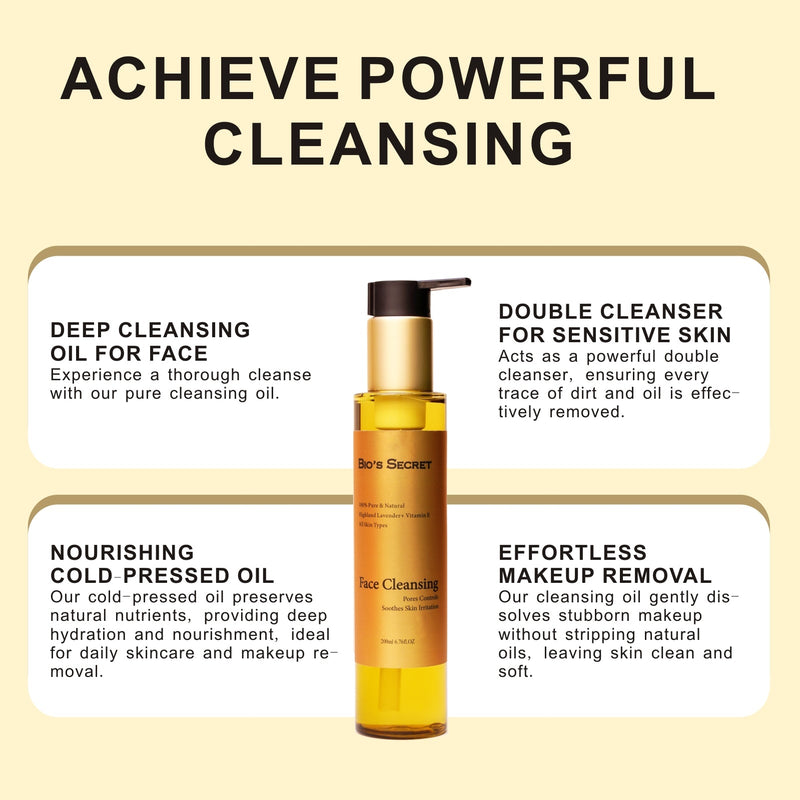 Mill's Beauty Supply Bio's Secret Highland Lavender & Rose Cleansing Oil Skin Care Products