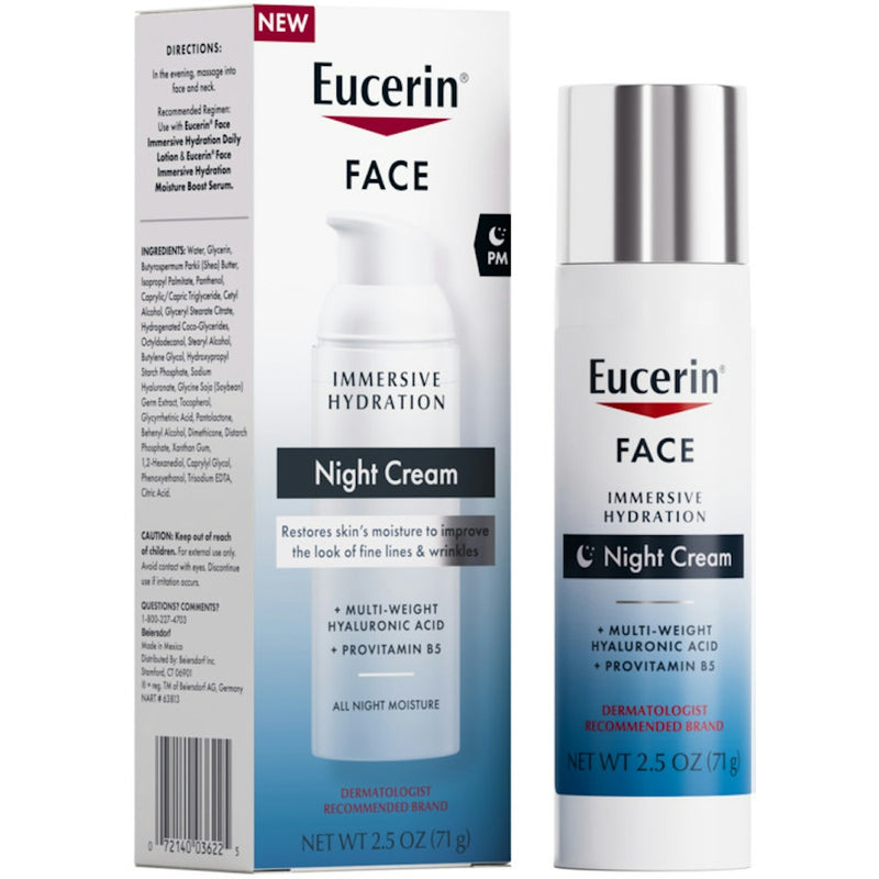Eucerin Eucerin Immersive Hydration Face Night Cream - 2.5oz Skin Care