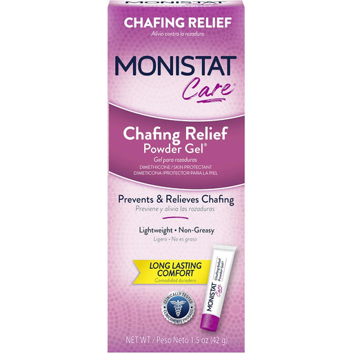 Monistat Monistat Care Feminine Chafing Relief Powder Gel, Anti-Chafe Protection - 1.5 Oz Health & Beauty