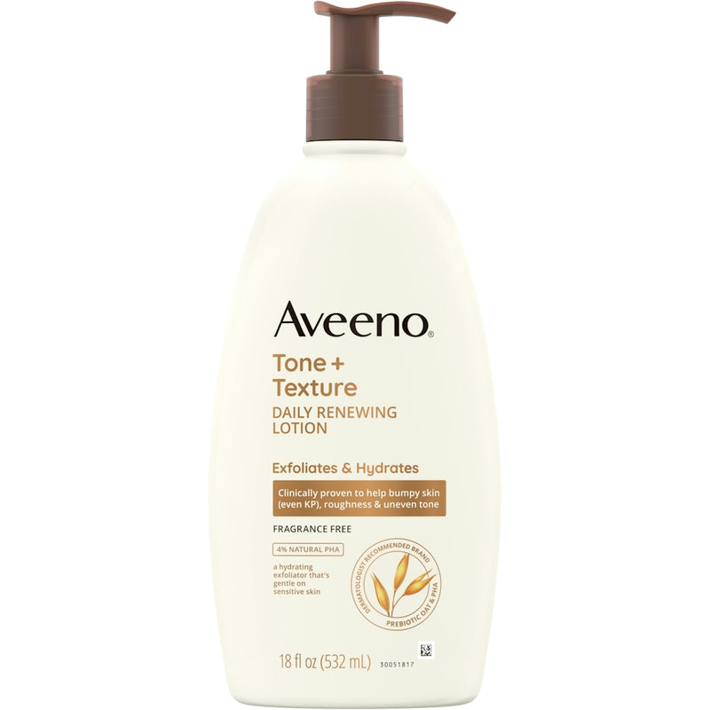 Aveeno Aveeno Tone + Texture Daily Renewing Lotion - Sensitive Skin, 18 Fl Oz Lotion & Moisturizer