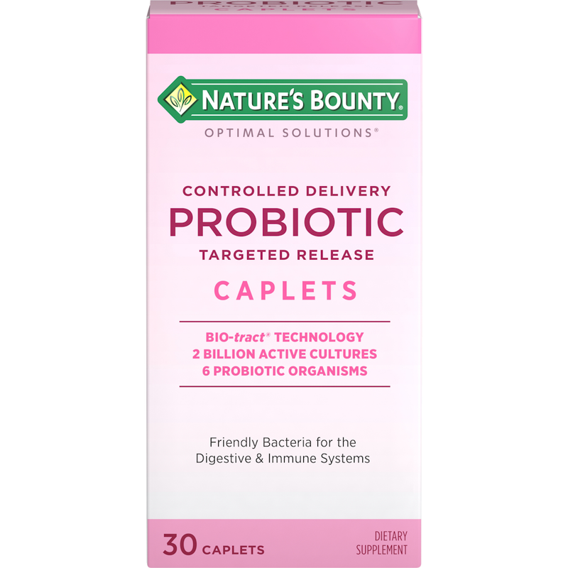 Nature's Bounty Nature's Bounty Optimal Solutions Controlled Delivery Probiotic Caplets Vitamins & Supplements