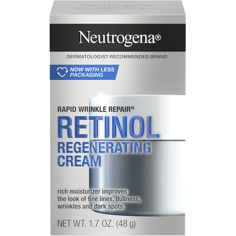 Neutrogena Neutrogena Rapid Wrinkle Repair Retinol Regenerating Anti-Aging Face Cream 1.7 oz Skin Care Gray