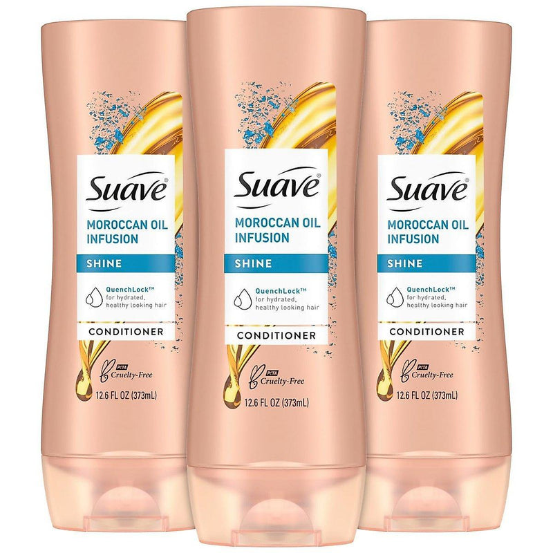 Suave Suave Professionals Moroccan Infusion Shine Conditioner 12.6 Oz Conditioners Light Pink