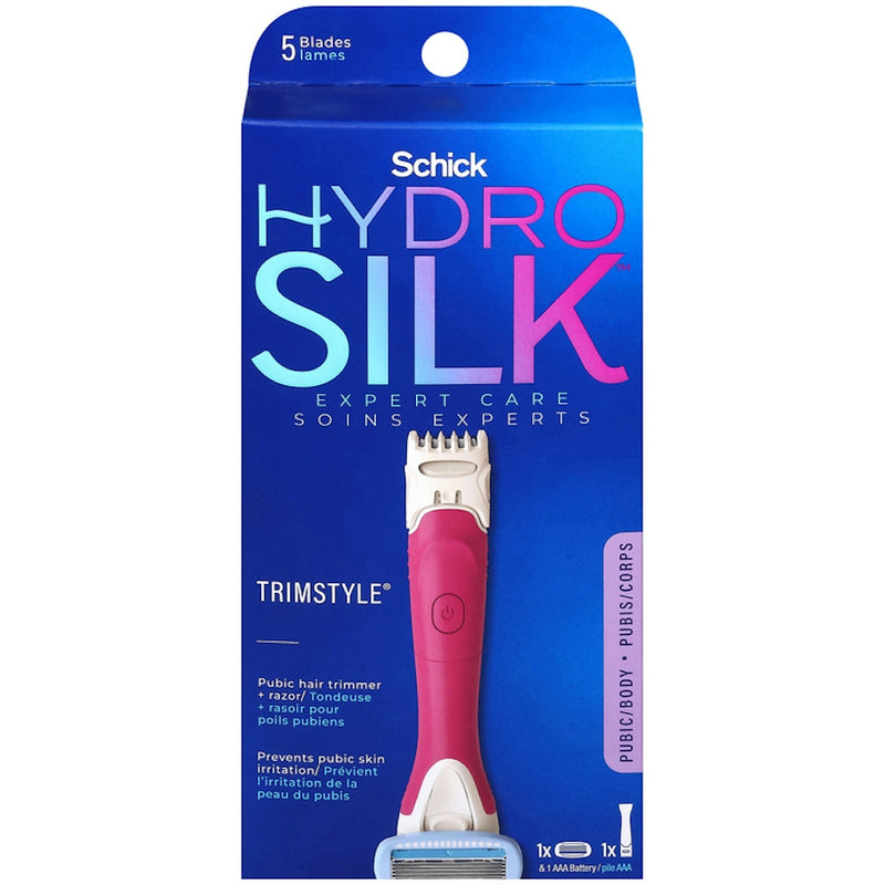 Schick Schick Hydro Silk Trim Style Razor + Bikini Trimmer, Plus 1 Refill Health & Beauty