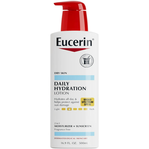 Eucerin Eucerin Daily Hydration Broad Spectrum SPF 15 Body Lotion Unscented - 16.9 Fl Oz Lotion & Moisturizer