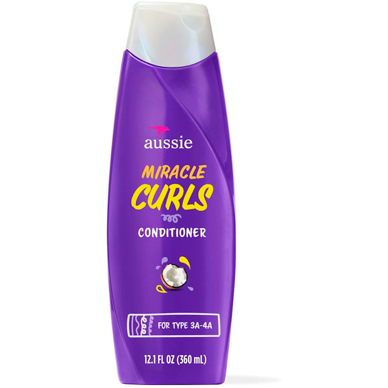 Aussie Aussie Paraben-Free Miracle Curls Conditioner With Coconut & Jojoba Oil For Curly Hair - 12.1 Fl Oz Conditioners
